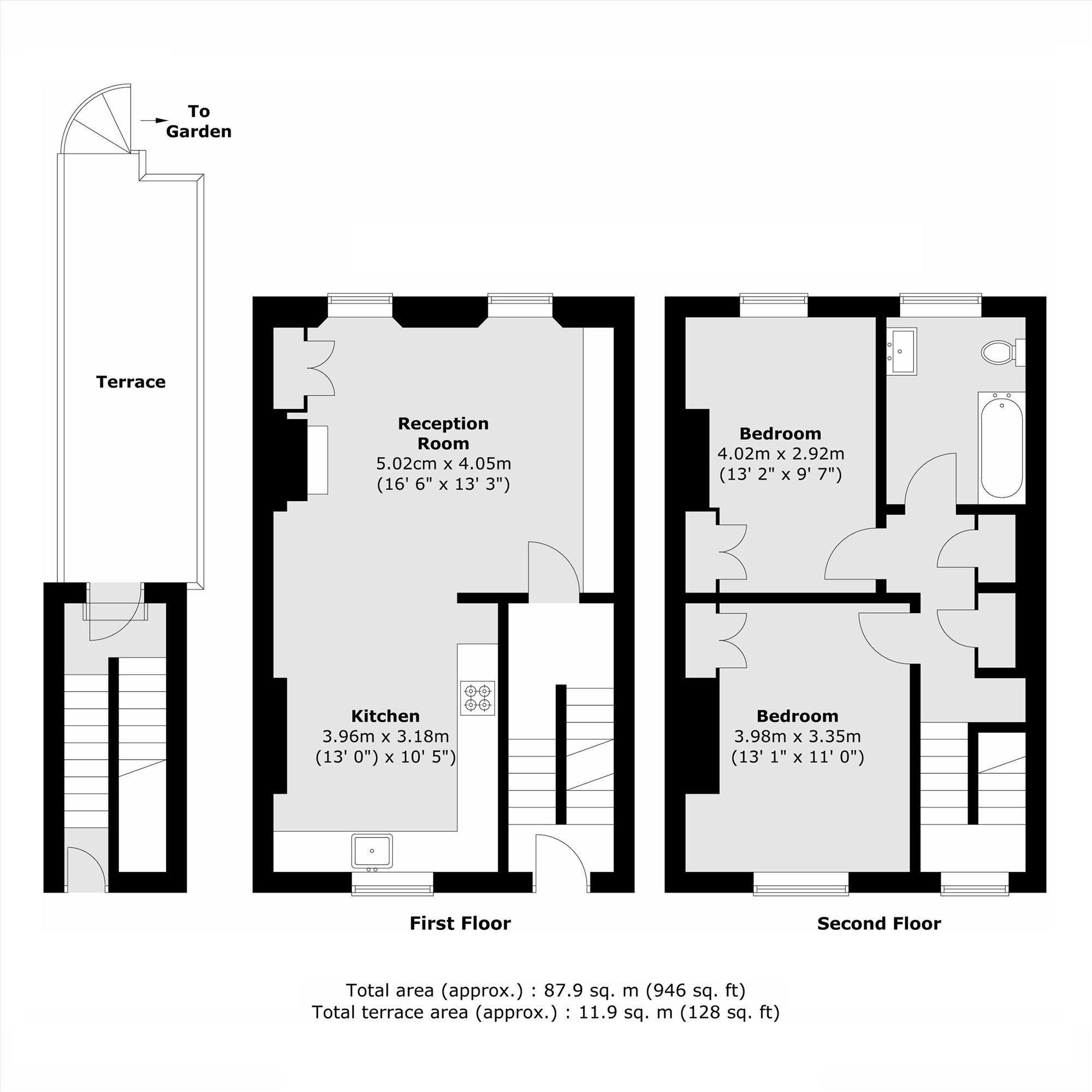 45B, Leverton Street, London floorplan