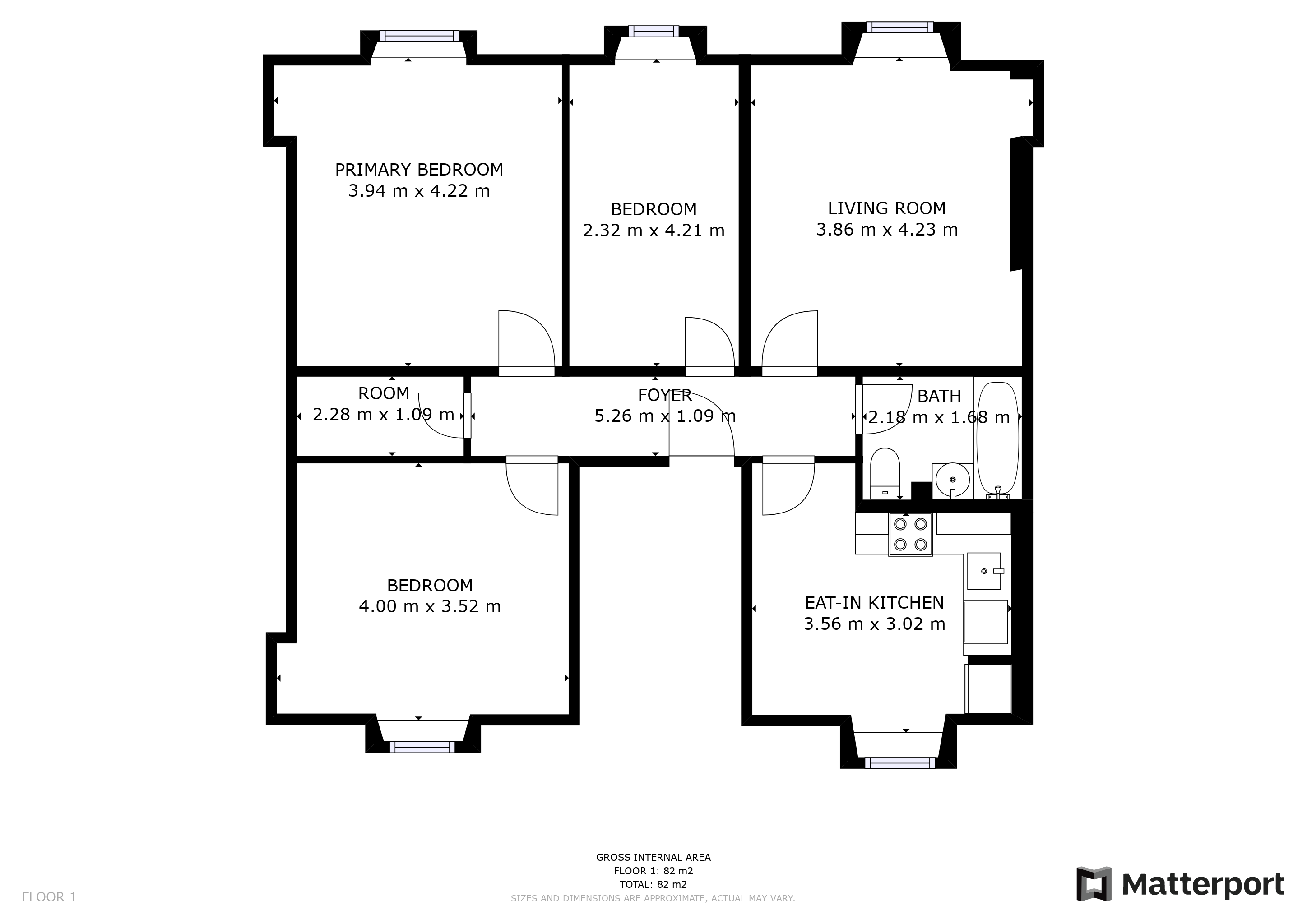 1.0, 8, Cleghorn Street, Angus floorplan