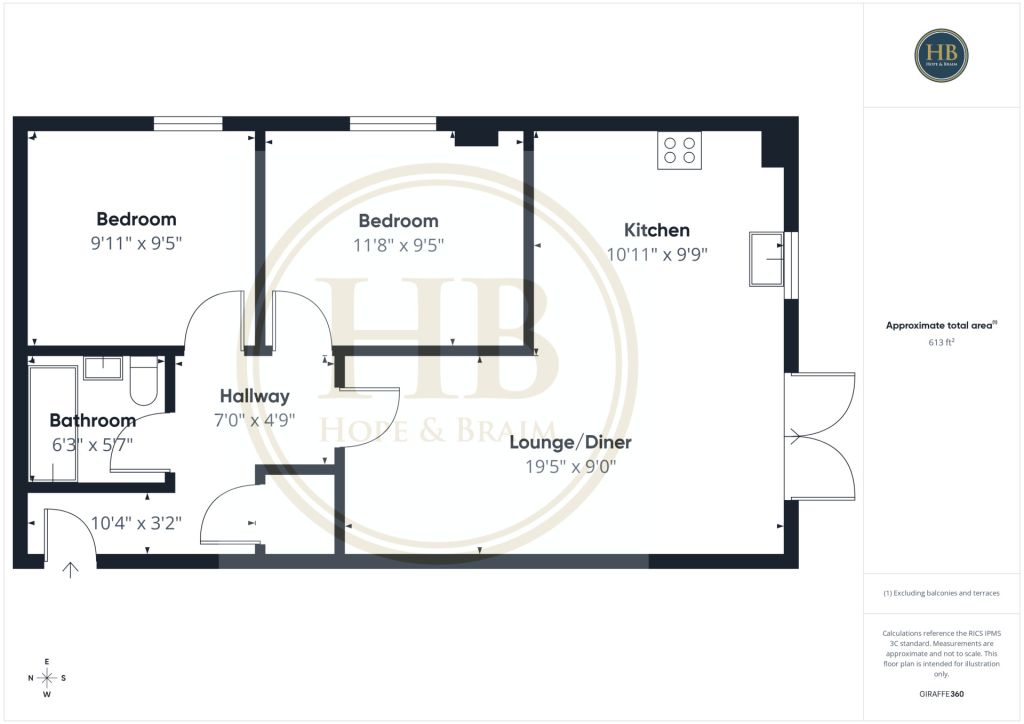 Apartment 18, Union Mill, Whitby floorplan