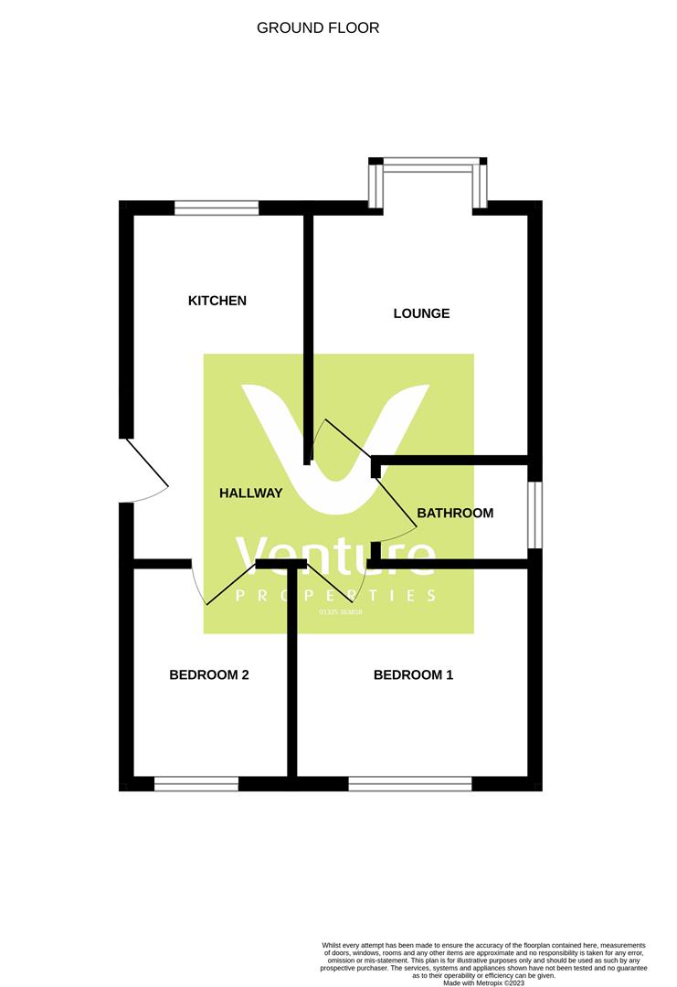 3, Bakers Court, Maude Street, Darlington floorplan
