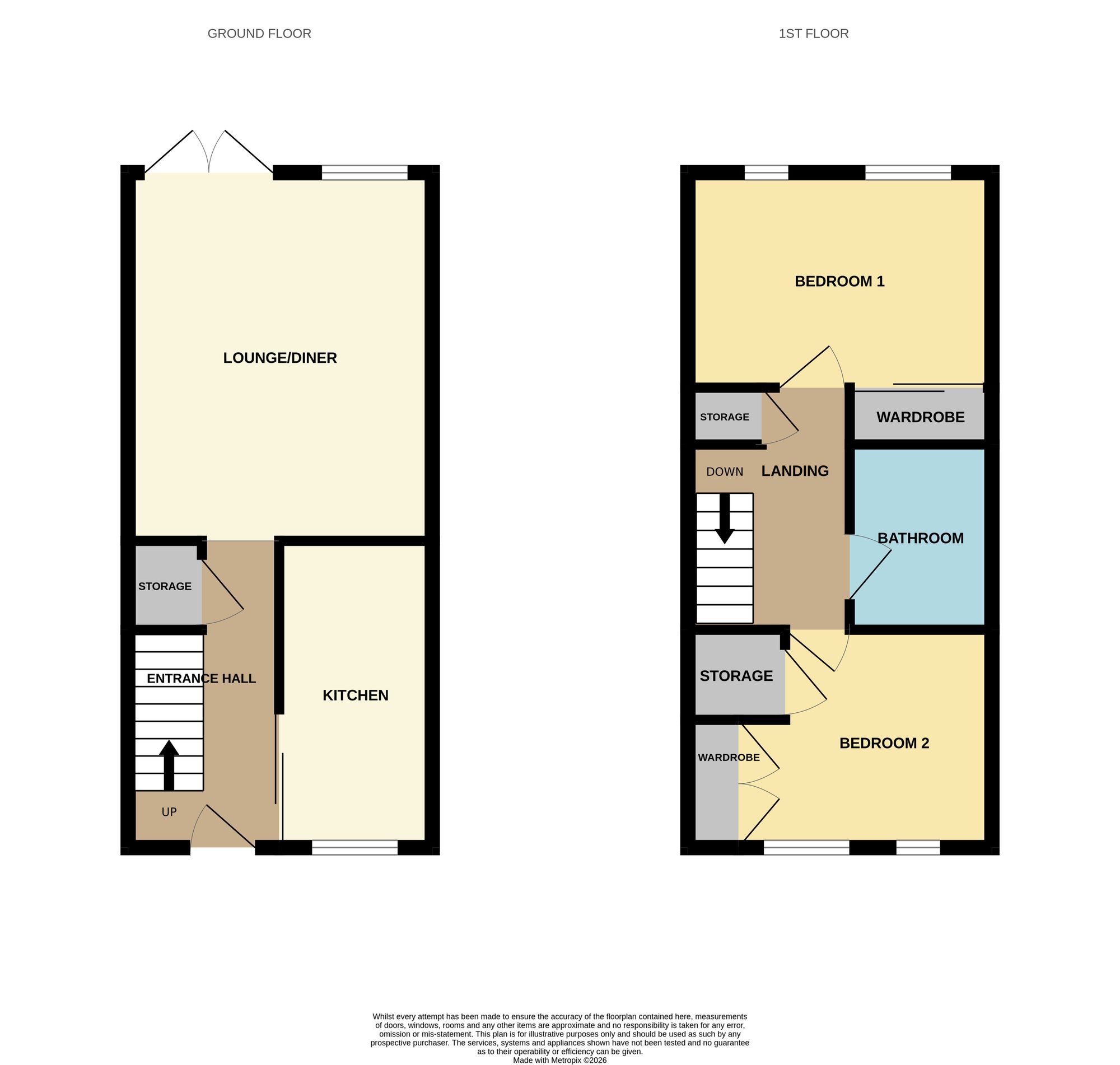 48 Courtland Place, Maldon floorplan