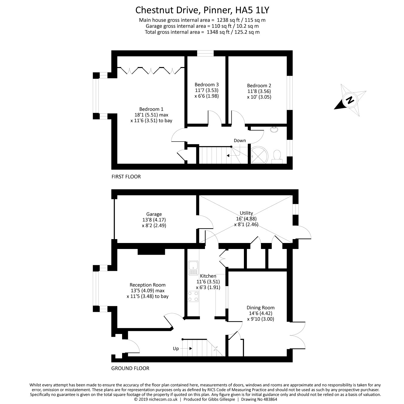 3 Bedrooms Semi-detached house for sale in Chestnut Drive, Pinner, Middlesex HA5