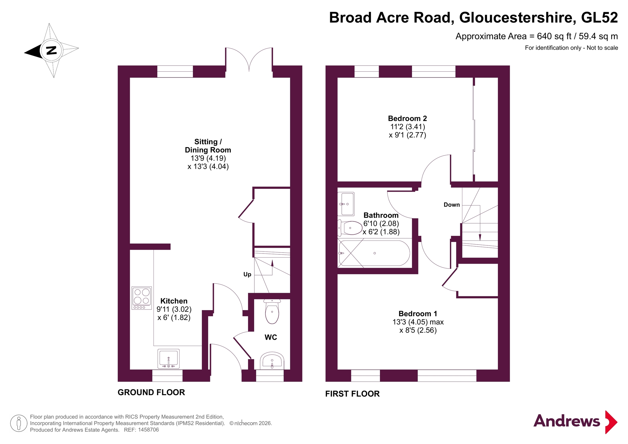 45, Broad Acre Road, Gloucestershire floorplan