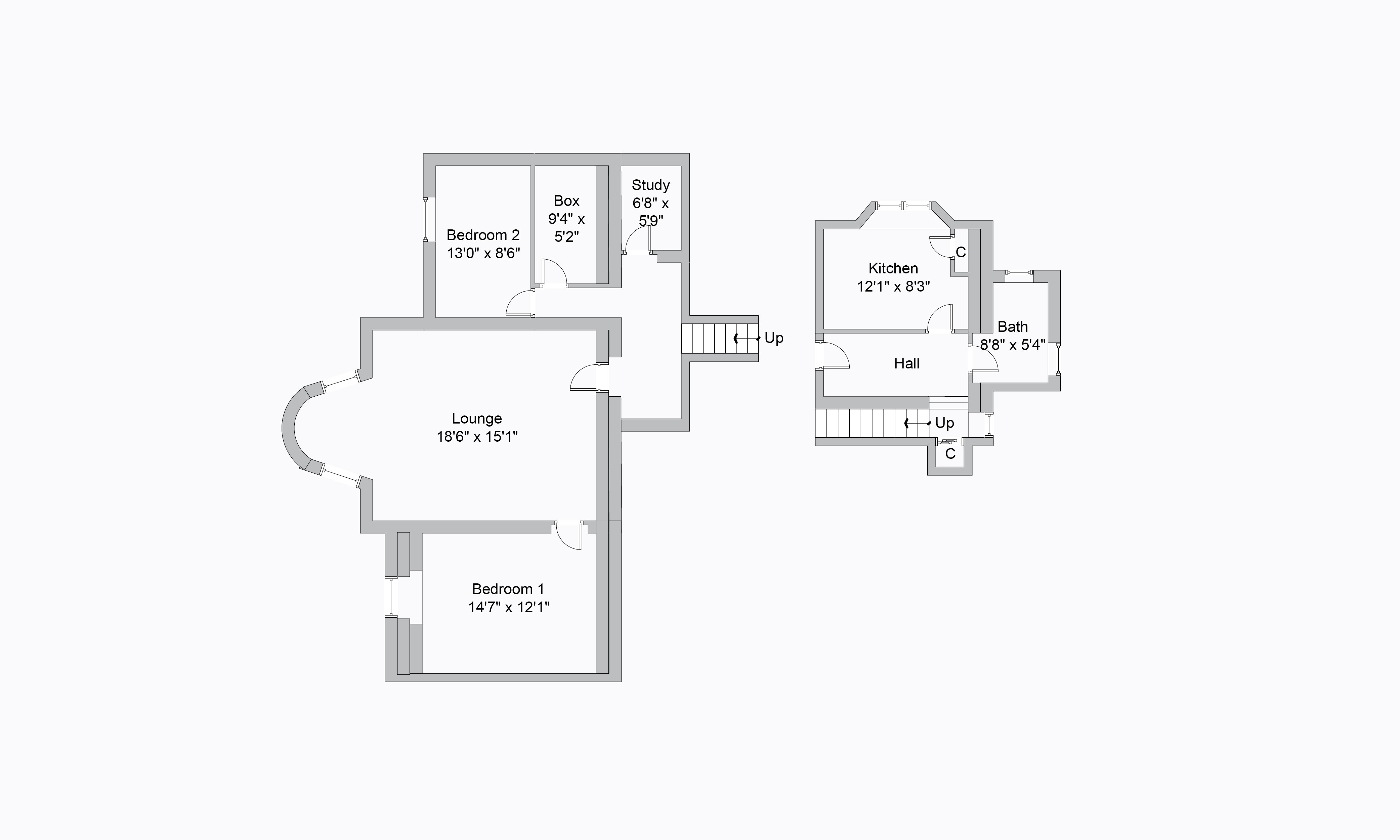 2 Bedrooms Flat for sale in Sinclair Street, Flat 1, Helensburgh, Argyll & Bute G84