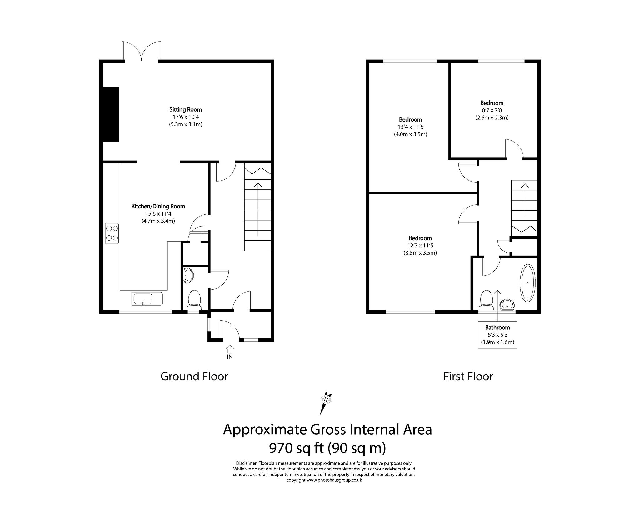 108, Guilfords, Essex floorplan