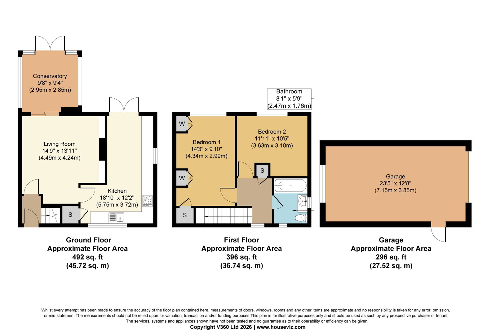 51, Hendal Lane, Wakefield floorplan