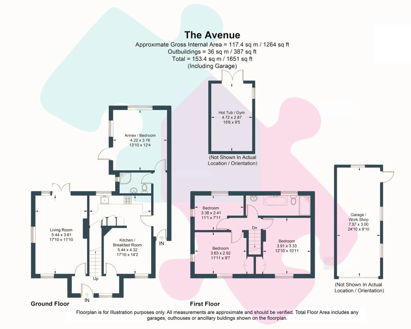 58, The Avenue, CAMBERLEY floorplan