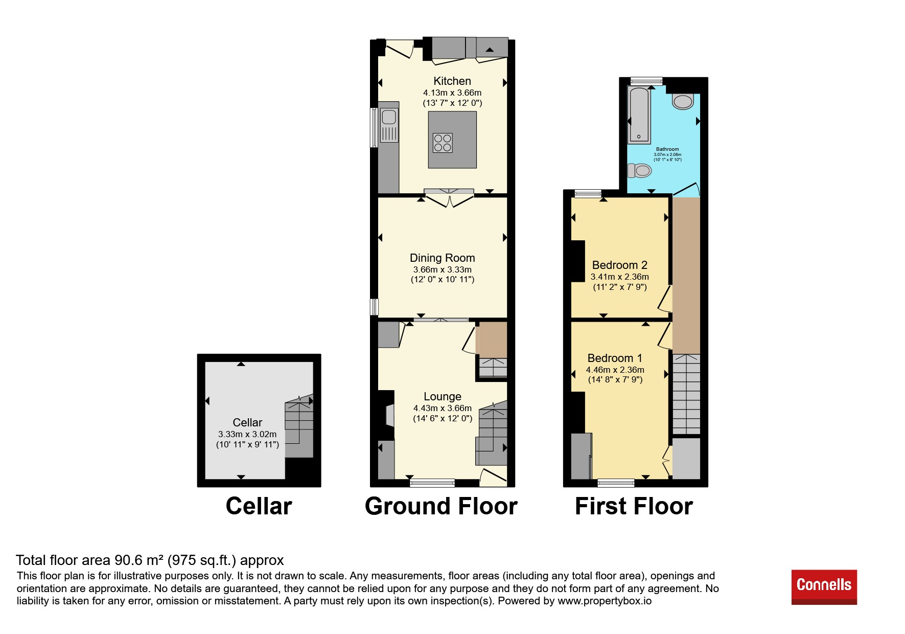 96, Queen Street, Burntwood floorplan