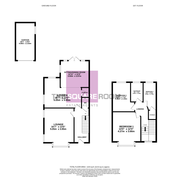 96, Bispham Road, Carleton floorplan