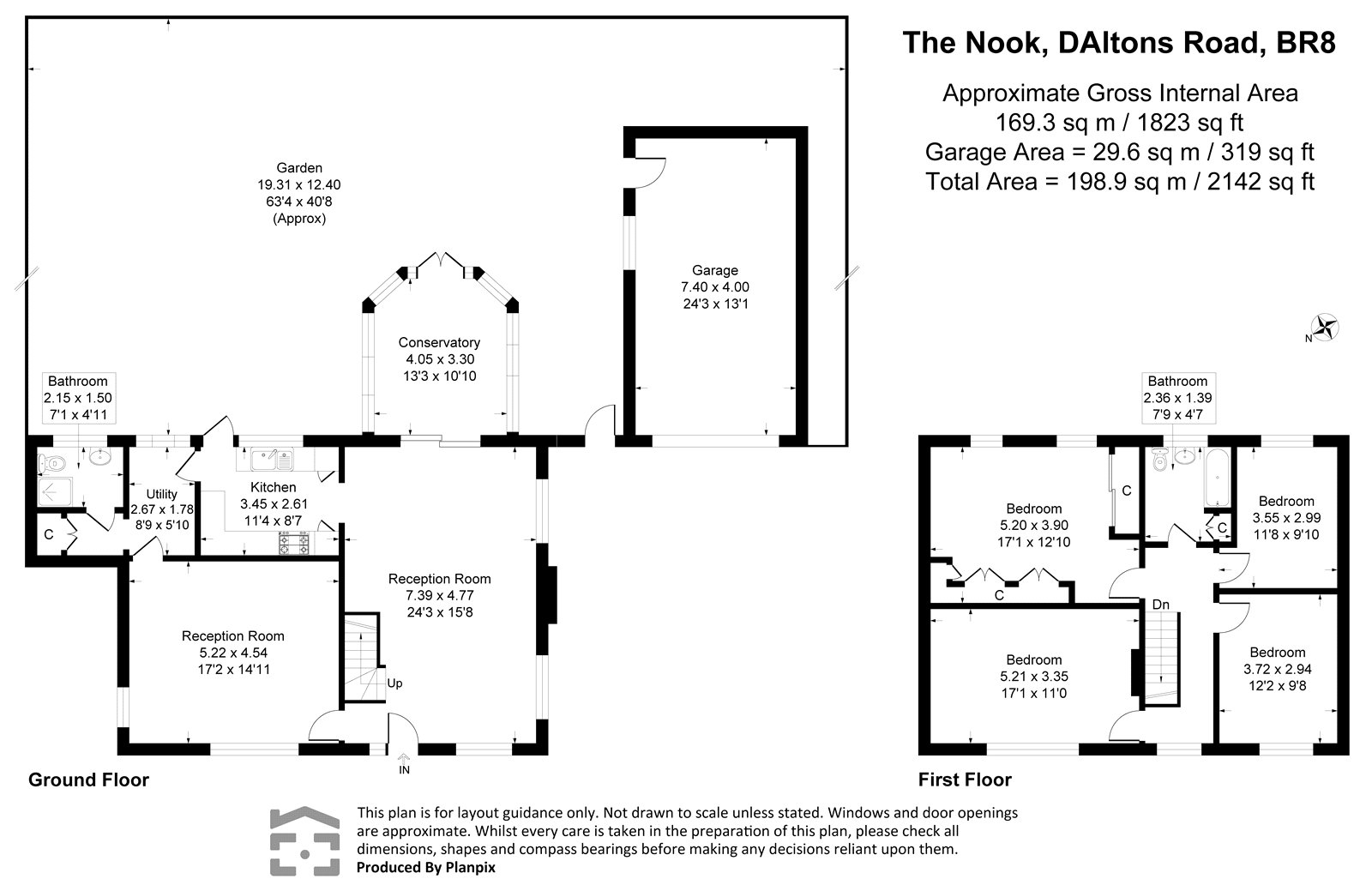 The Nook, 32, Daltons Road, Crockenhill floorplan