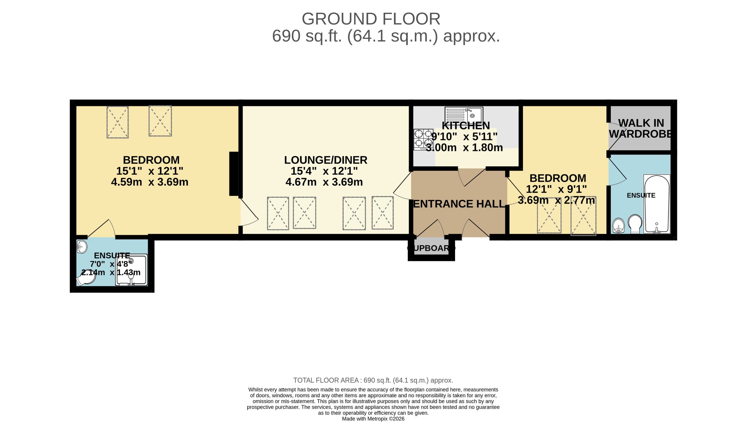 Flat 7, The Old Launderette, Coleford floorplan