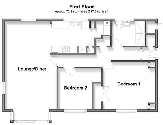 Station Road, Hythe floorplan
