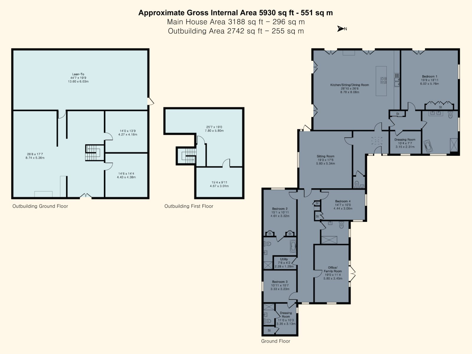 Radbourne House,, Hook Norton, Oxfordshire floorplan