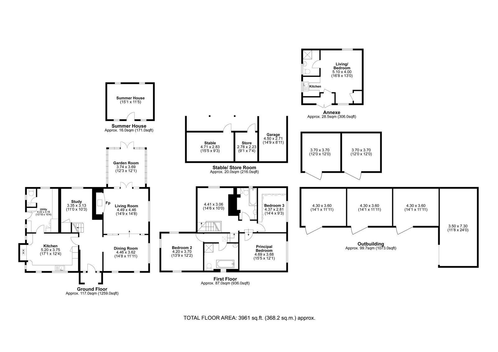 Two Swans Farm, Ongar floorplan