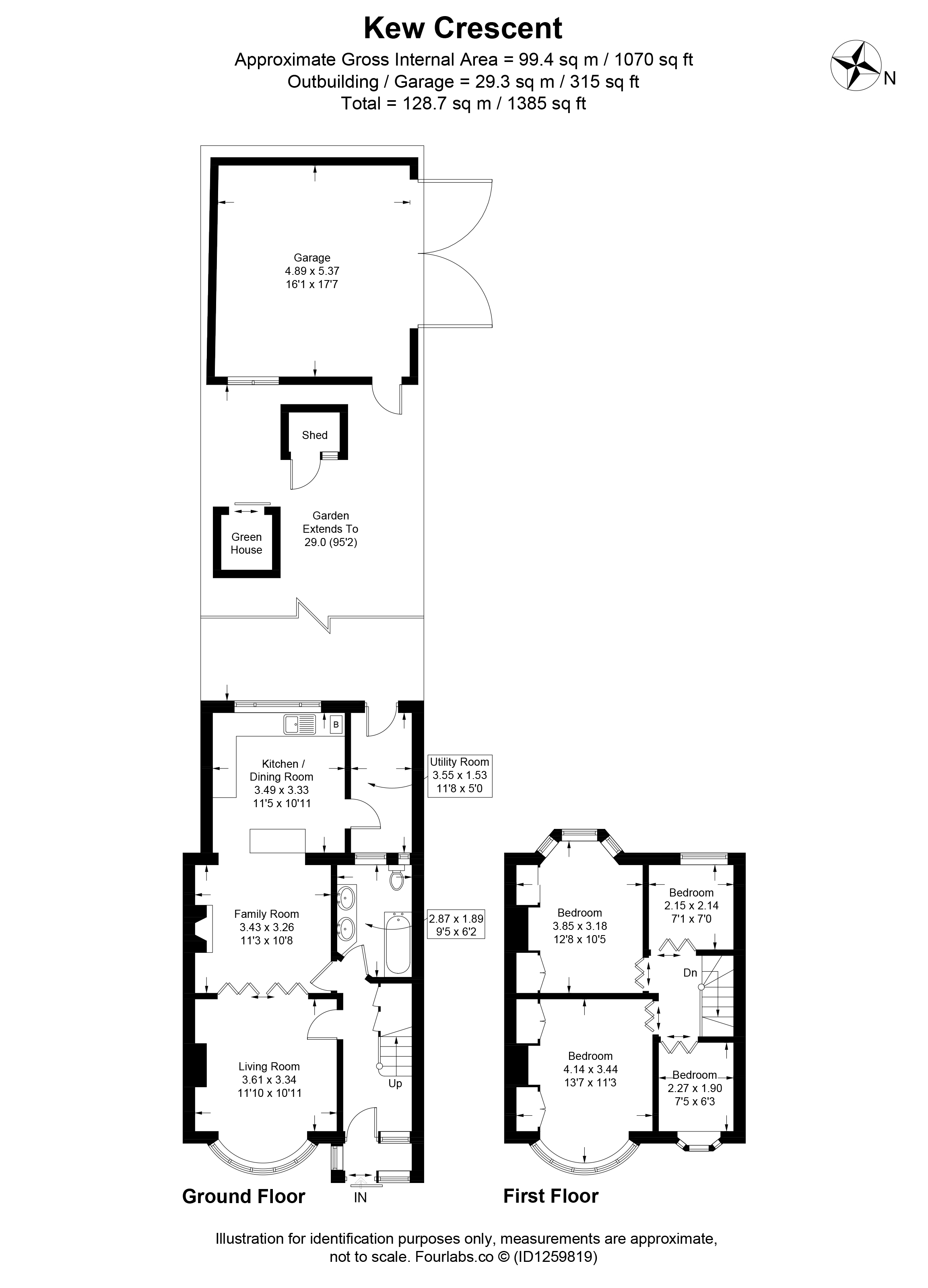 35, Kew Crescent, Sutton floorplan