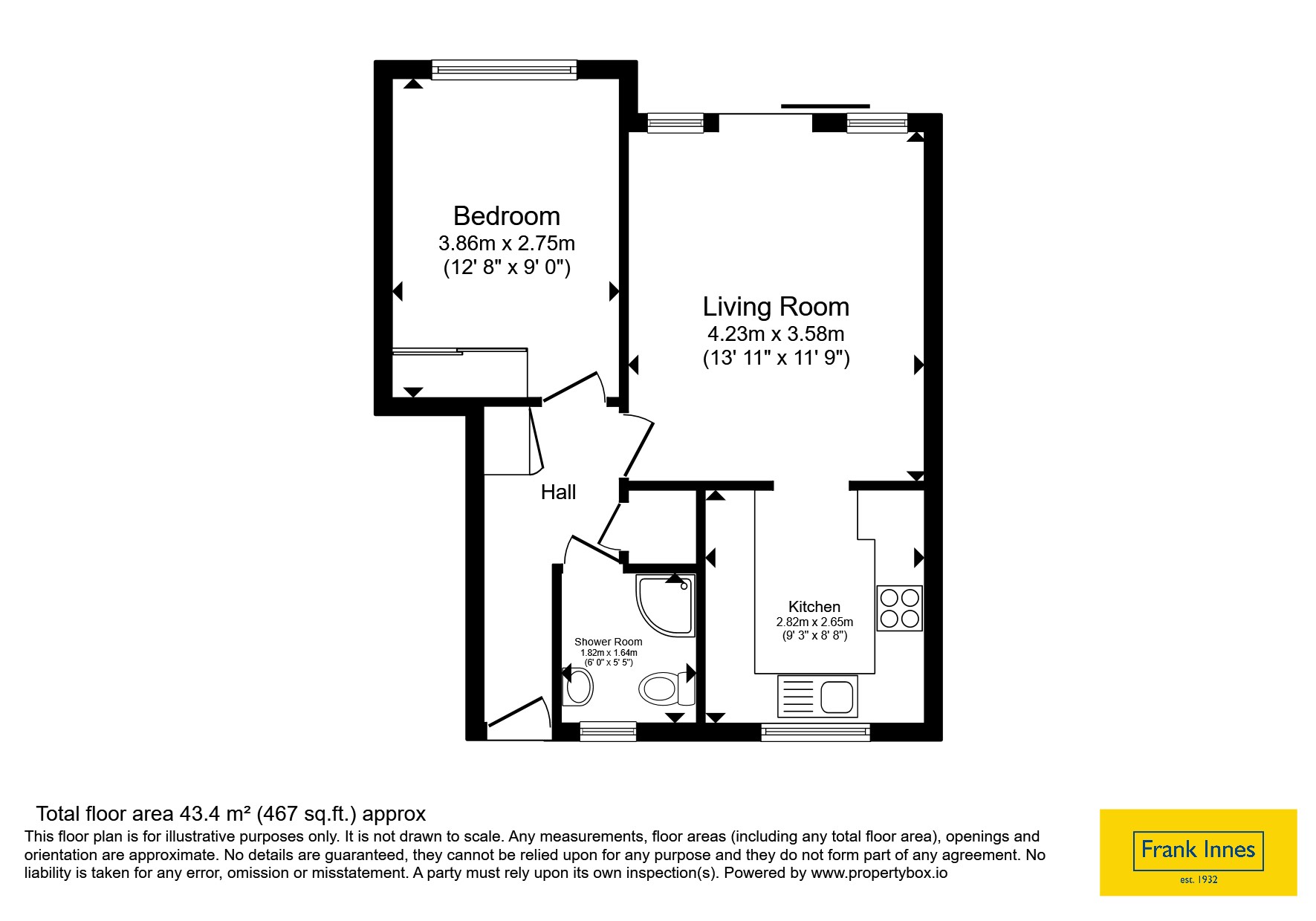 Flat 37, Knightthorpe Court,, Burns Road, Leicestershire floorplan
