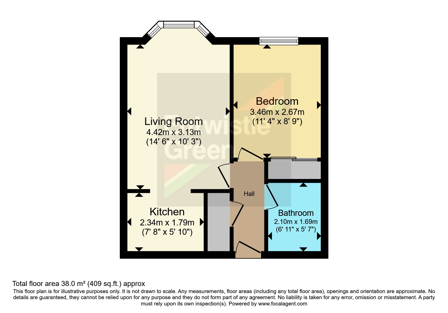 Priory Court, Blackpool, Lancashire FY1, 1 bedroom flat for sale