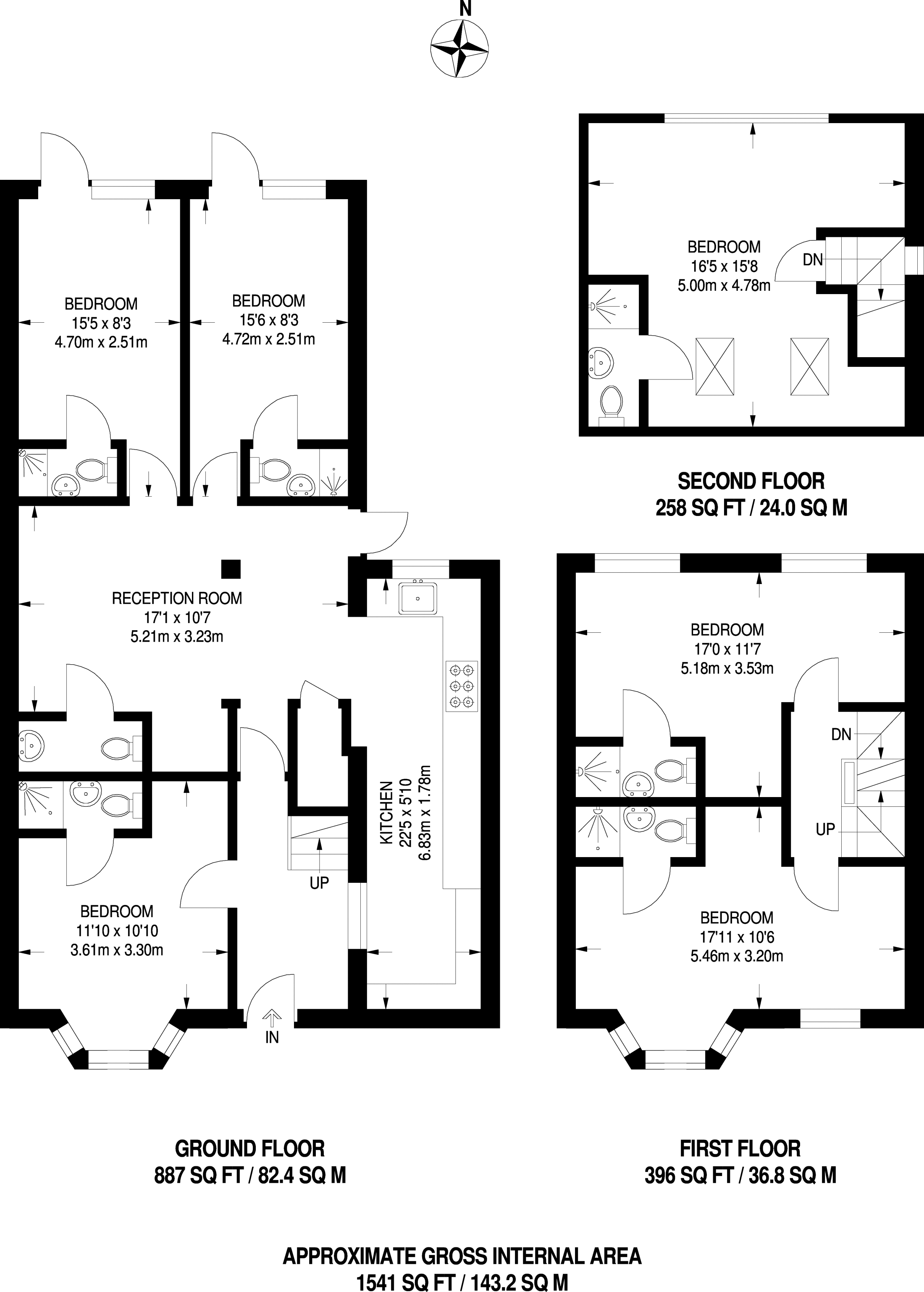 6 Bedrooms Semi-detached house to rent in Beech Grove, Guildford GU2