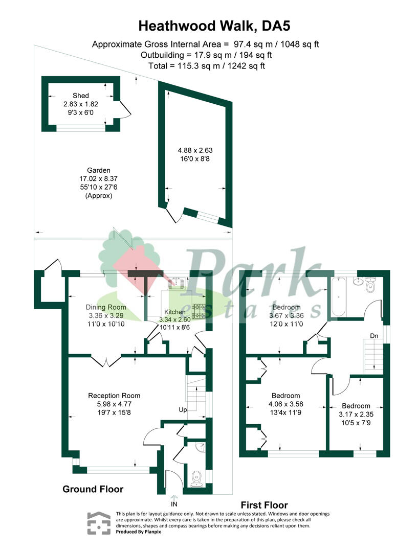2, Heathwood Walk, Bexley floorplan