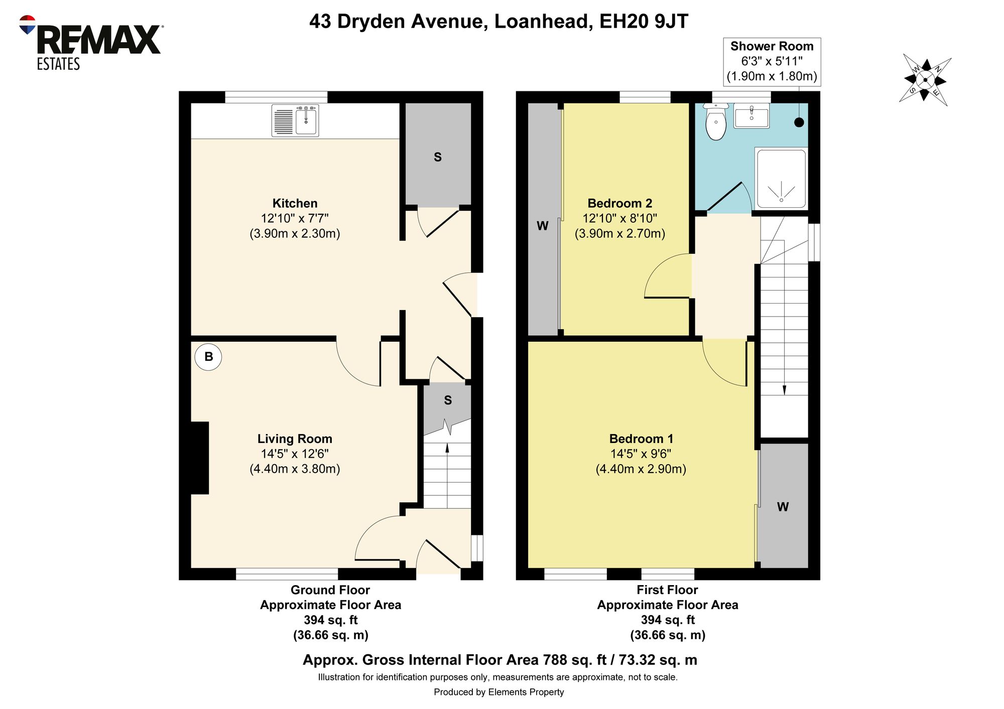 43 Dryden Avenue, Loanhead floorplan