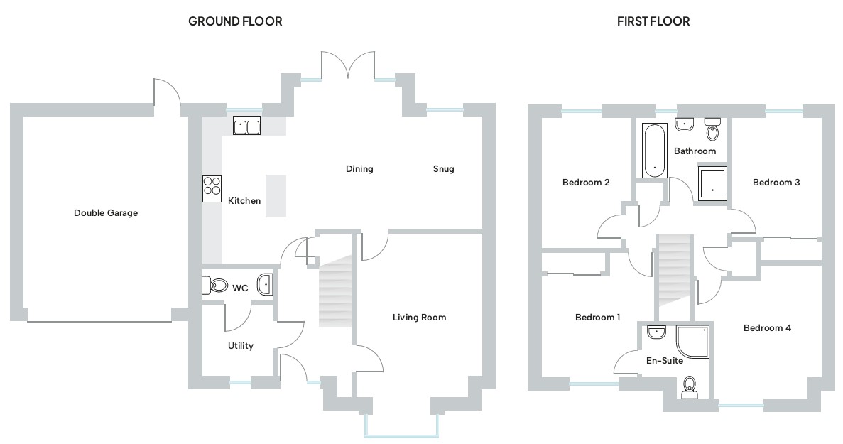 Plot 42 Heanton Lea Gardens, Braunton Devon, Devon floorplan