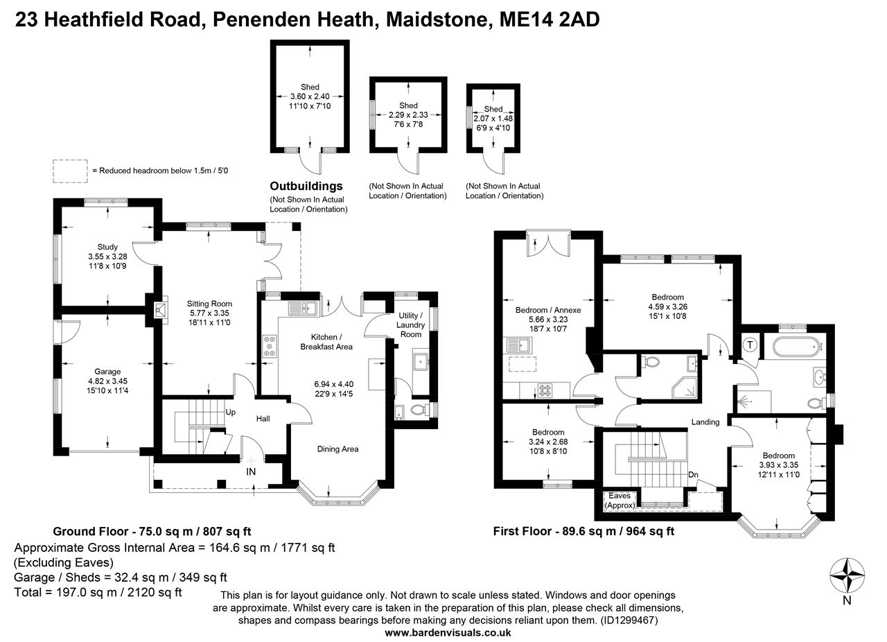 23, Heathfield Road, Maidstone floorplan