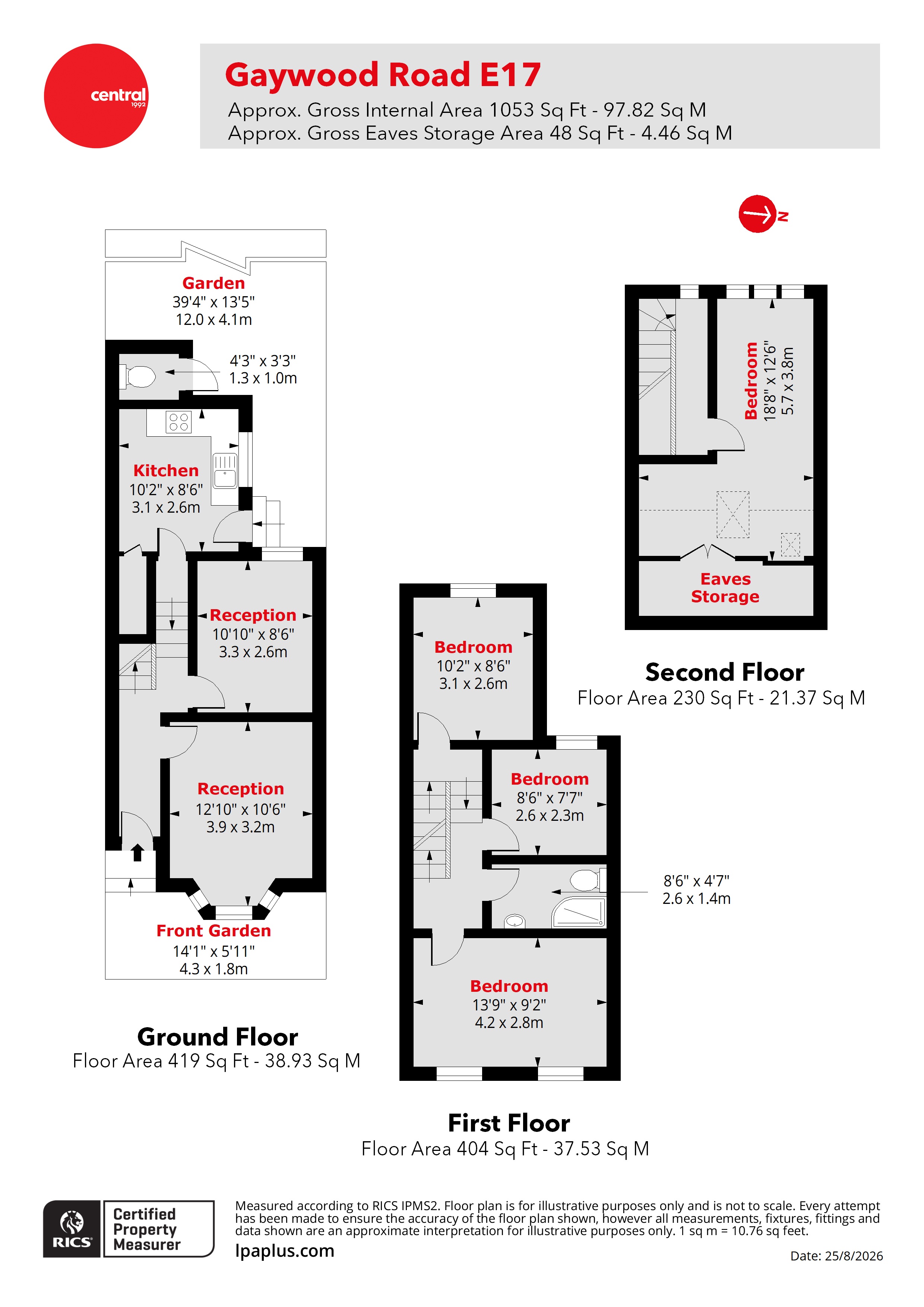 21, Gaywood Road, London floorplan