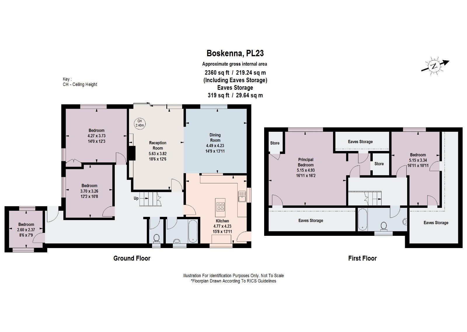 Trethevy, Cornwall floorplan