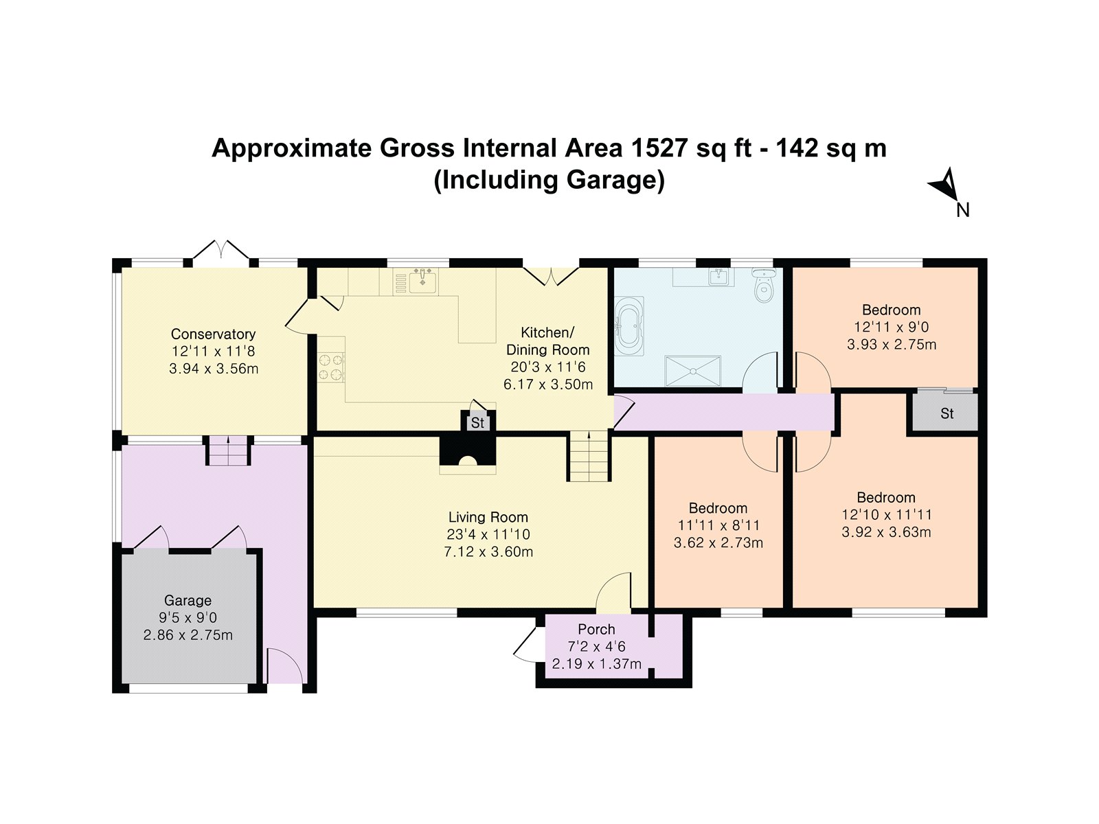 27, Treworder Road, Cornwall floorplan