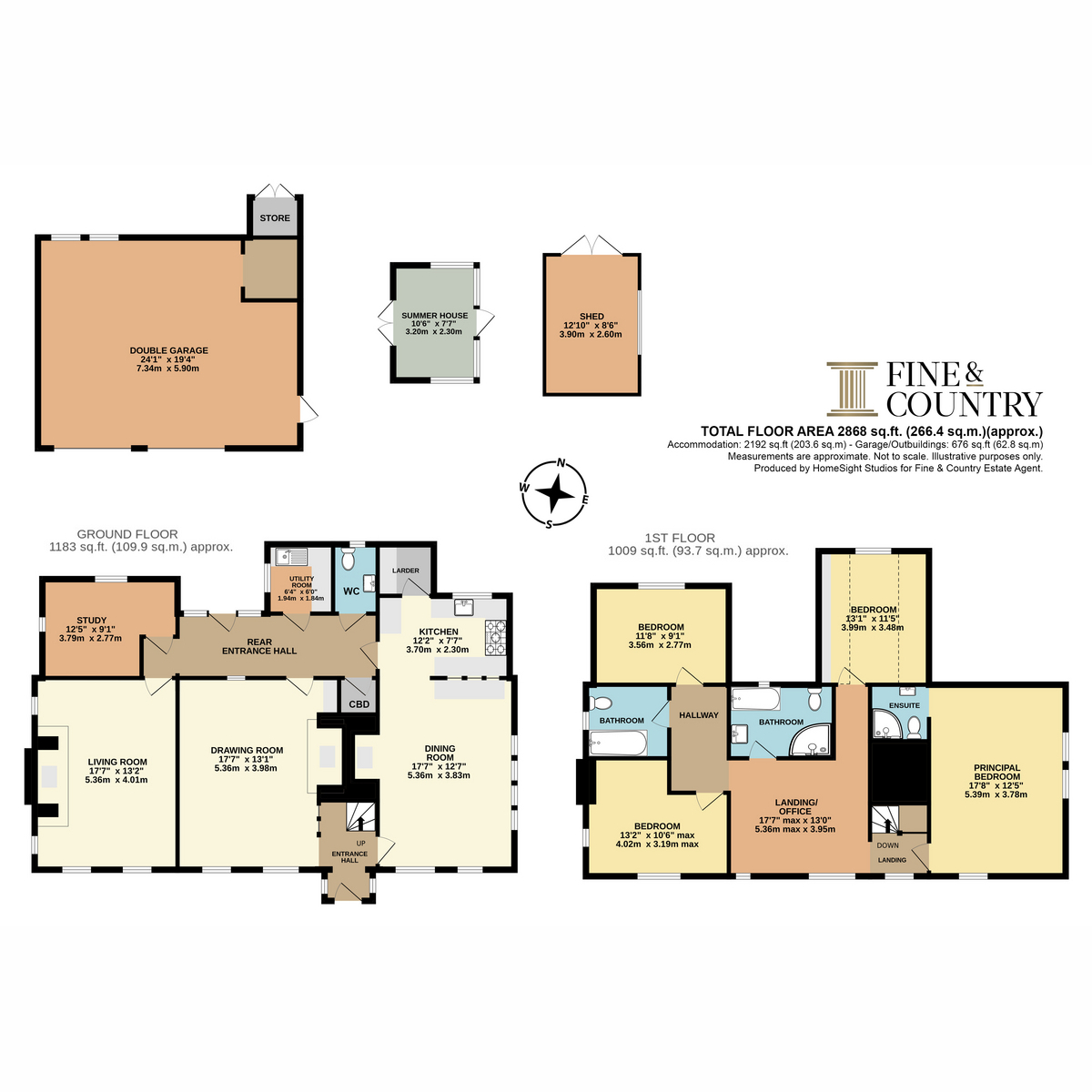 Farthingale, Southolt Road, Worlingworth floorplan