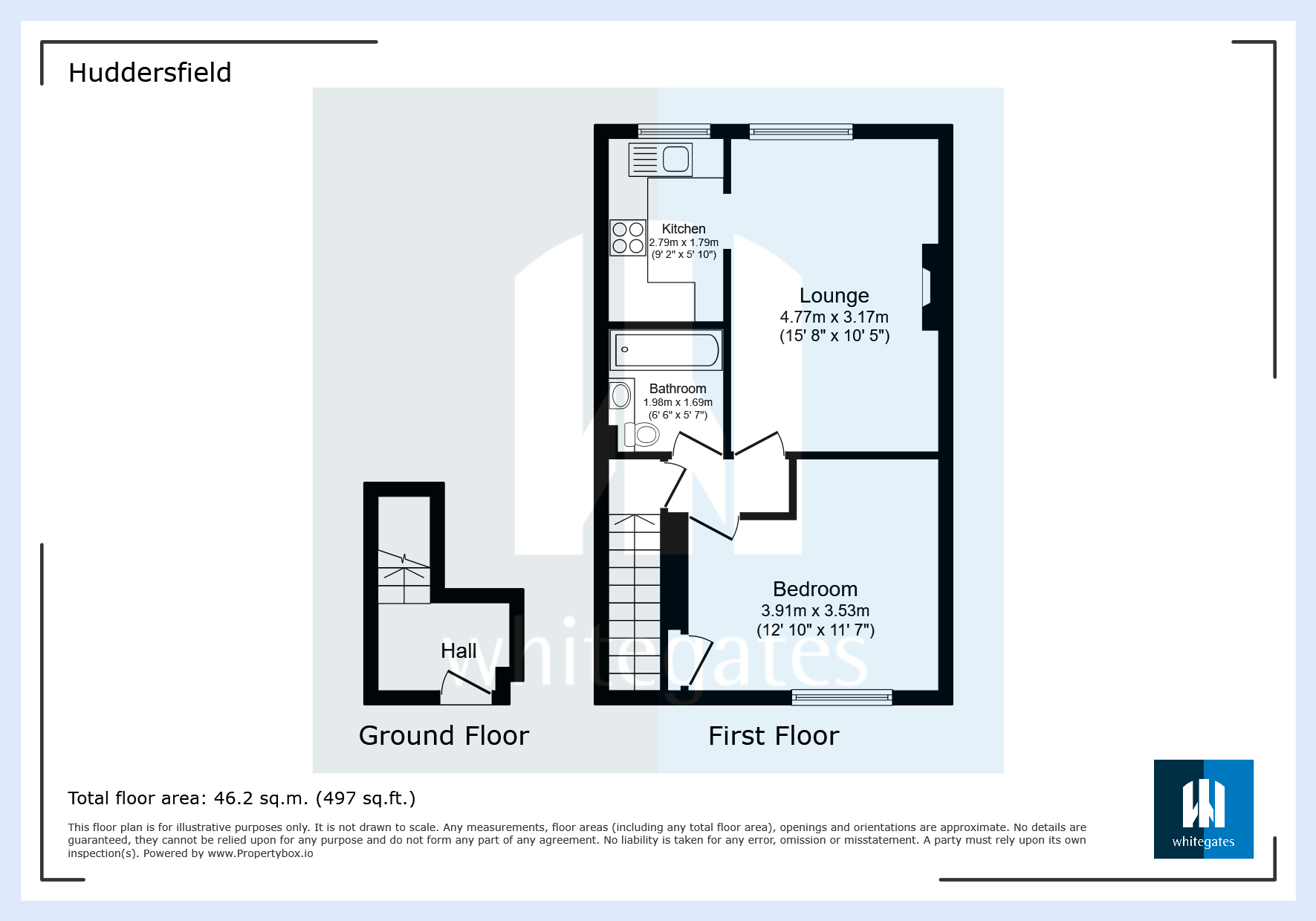 138, Park Lea, Huddersfield floorplan