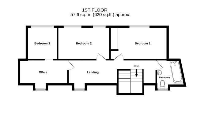 Hedge Bank, Willow Road, Deal floorplan