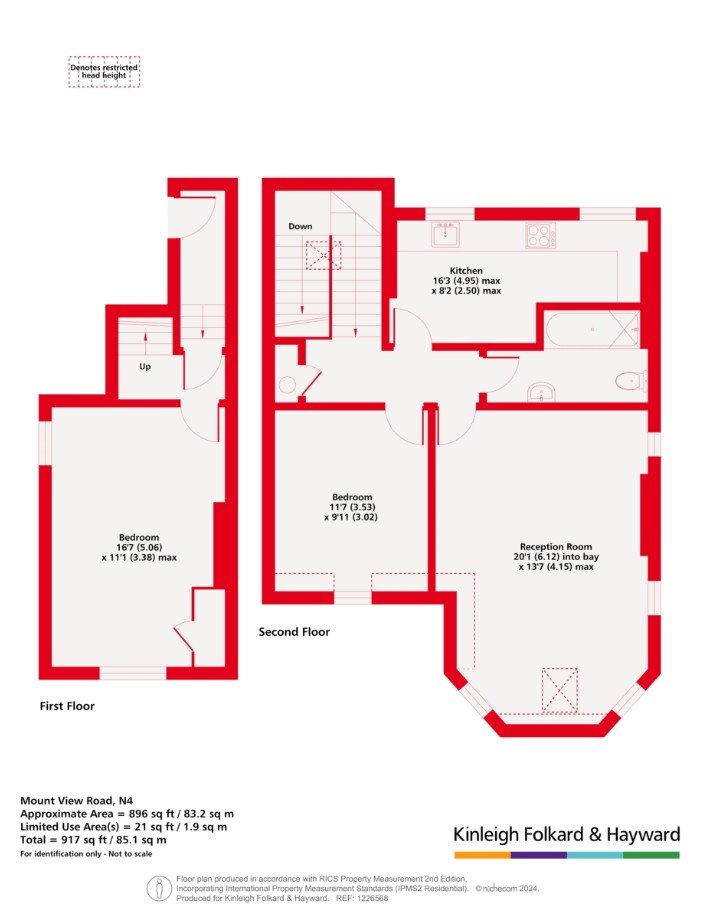Mount View Road, London floorplan
