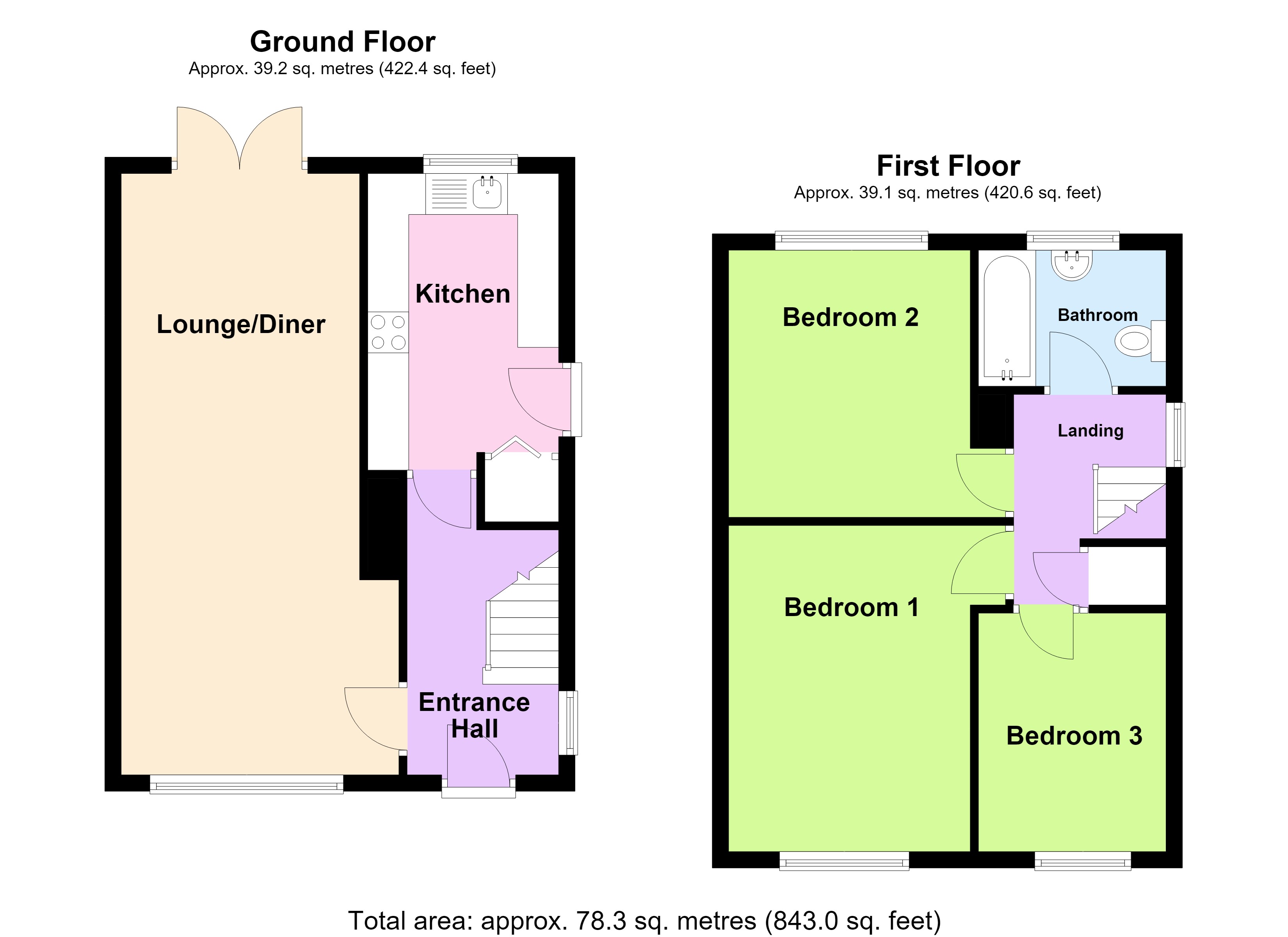 21, Warren Road, Rotherham floorplan