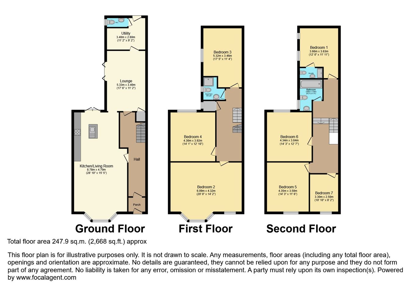 24, Pearl Street, Saltburn-by-the-Sea floorplan