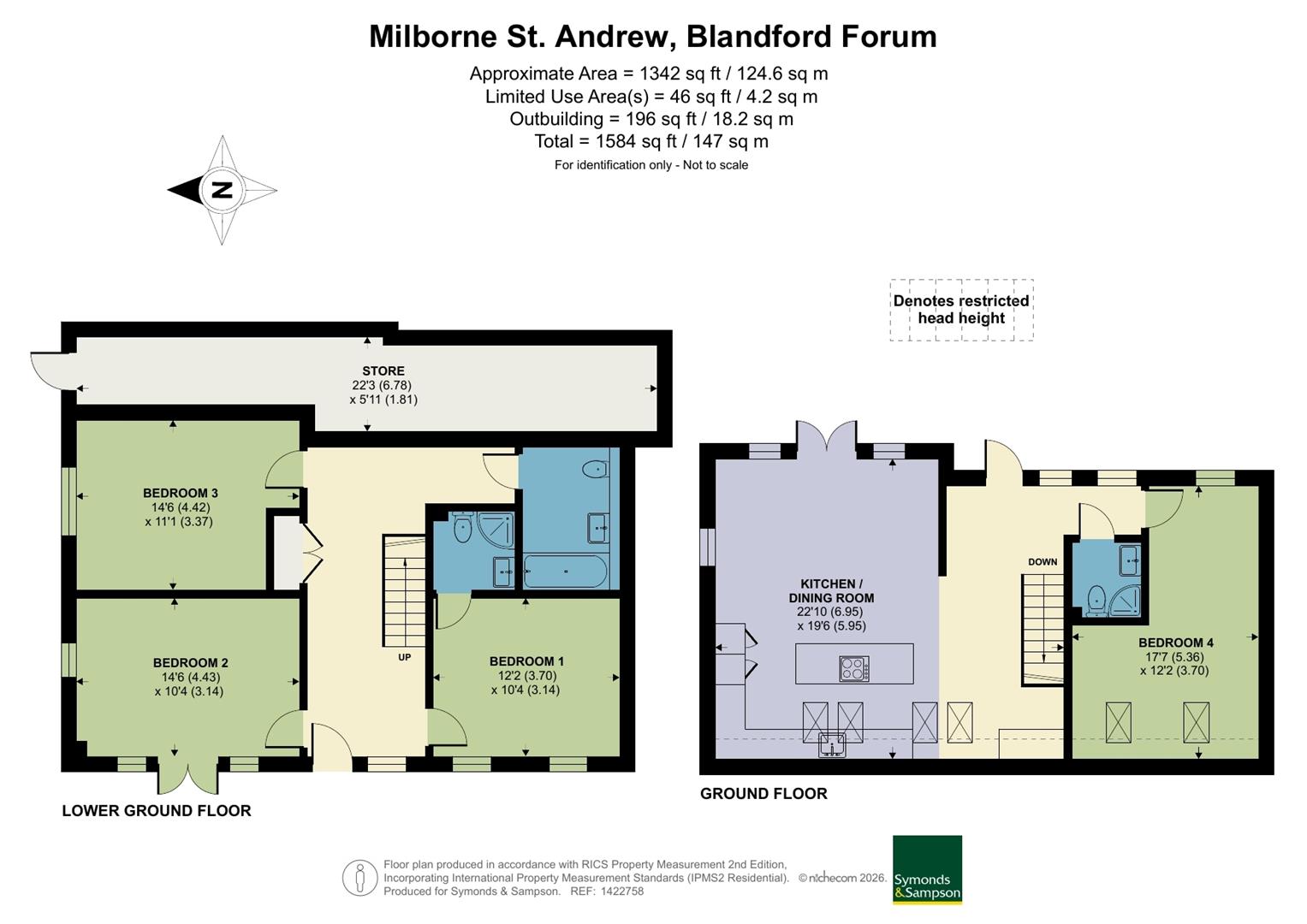 19, Fox View, Blandford Forum floorplan