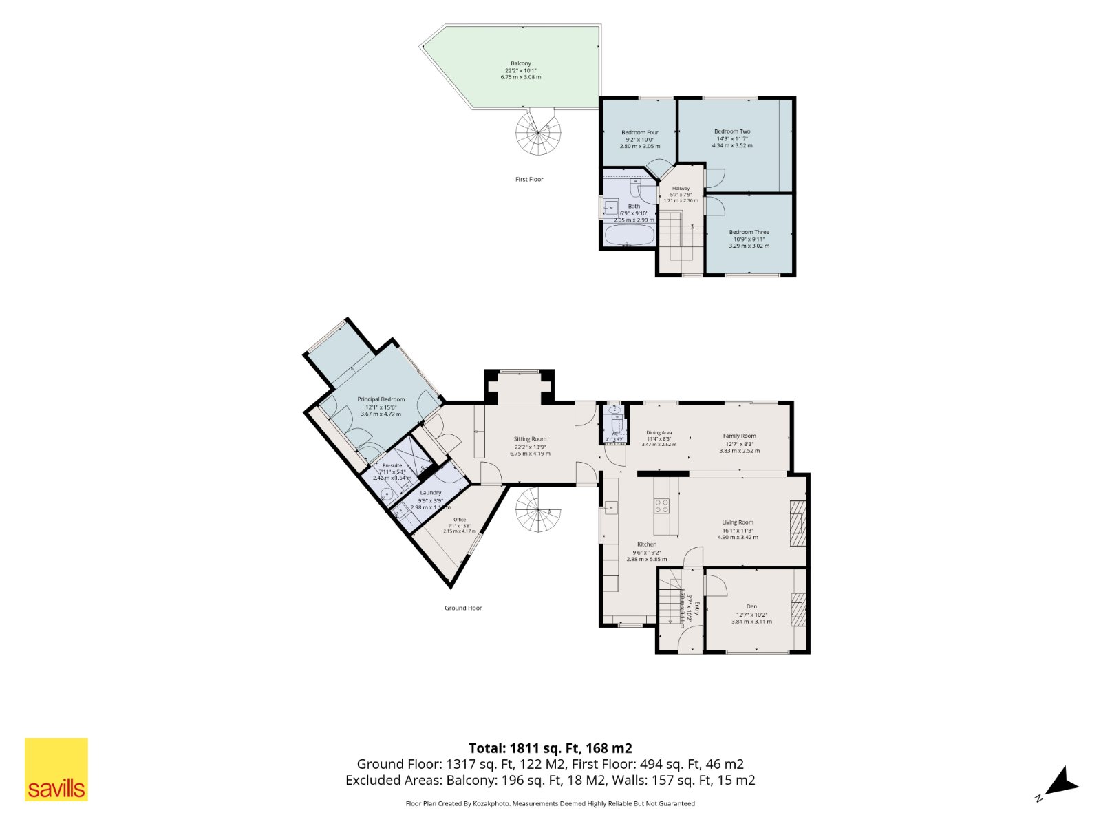15, Manor Road, Cheshire floorplan