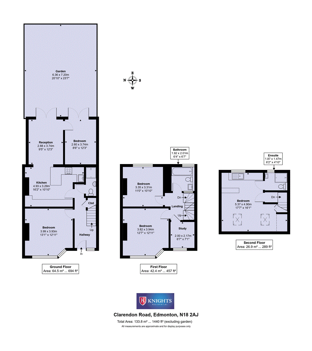 10, Clarendon Road, London floorplan