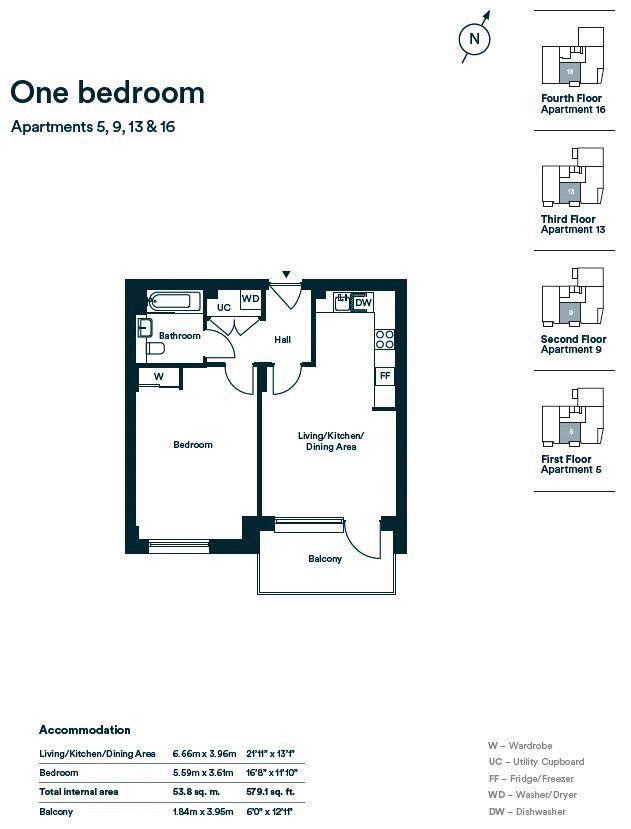 13 Mansfield Apartments, Frogley Park, Barking floorplan