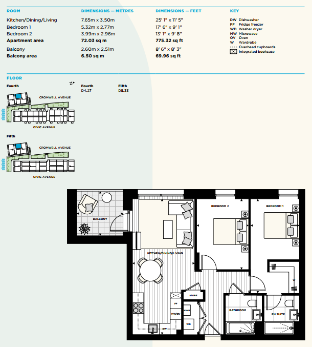 D427PRJune16, London floorplan