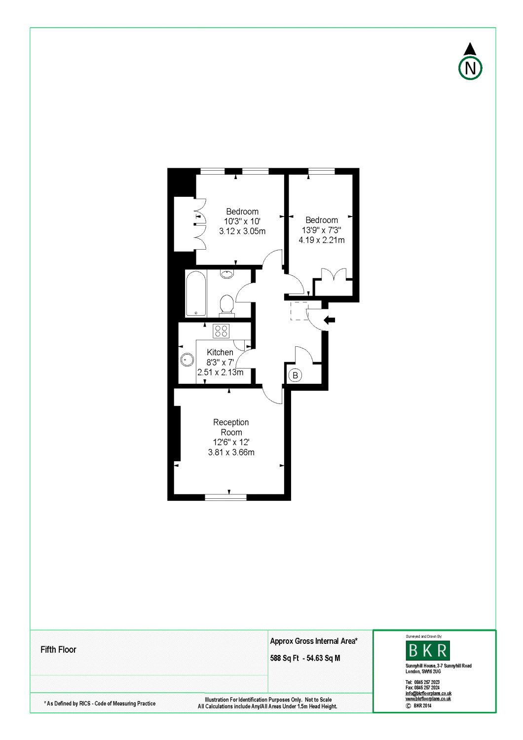 2 Bedrooms Flat to rent in Lexham Gardens, London W8