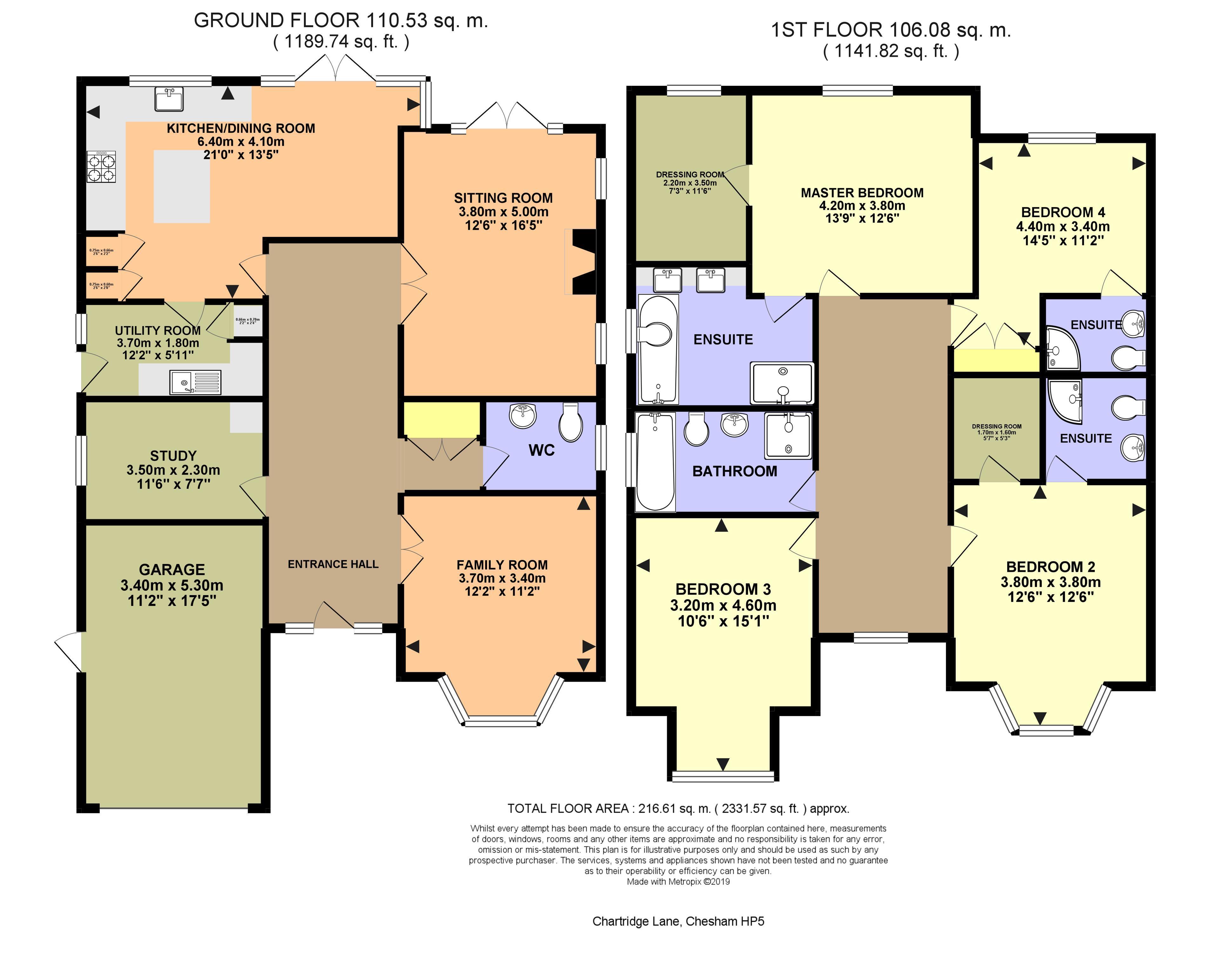 4 Bedrooms Detached house for sale in Chartridge Lane, Chesham, Buckinghamshire HP5