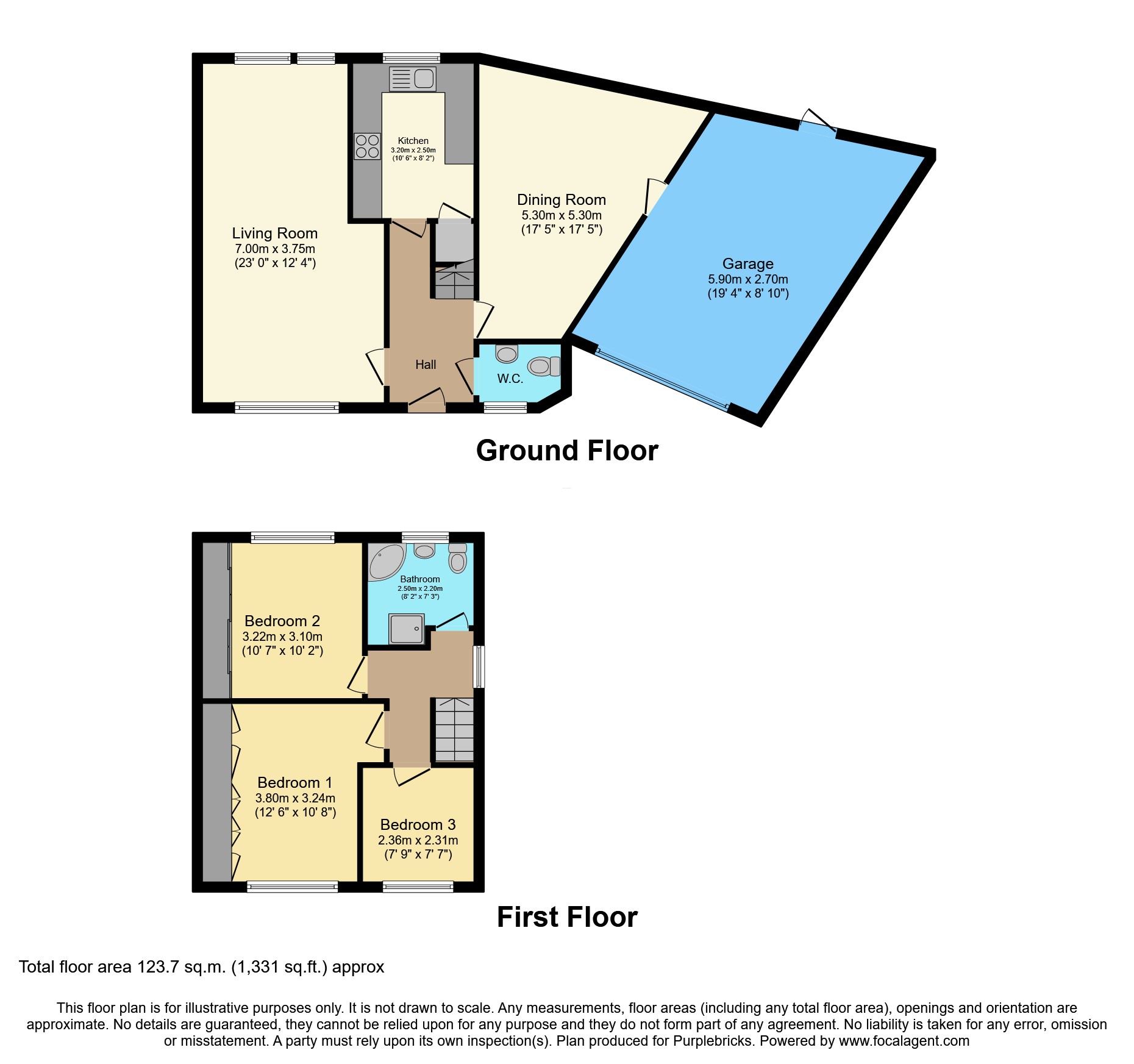 45, Lawn Avenue, West Drayton floorplan