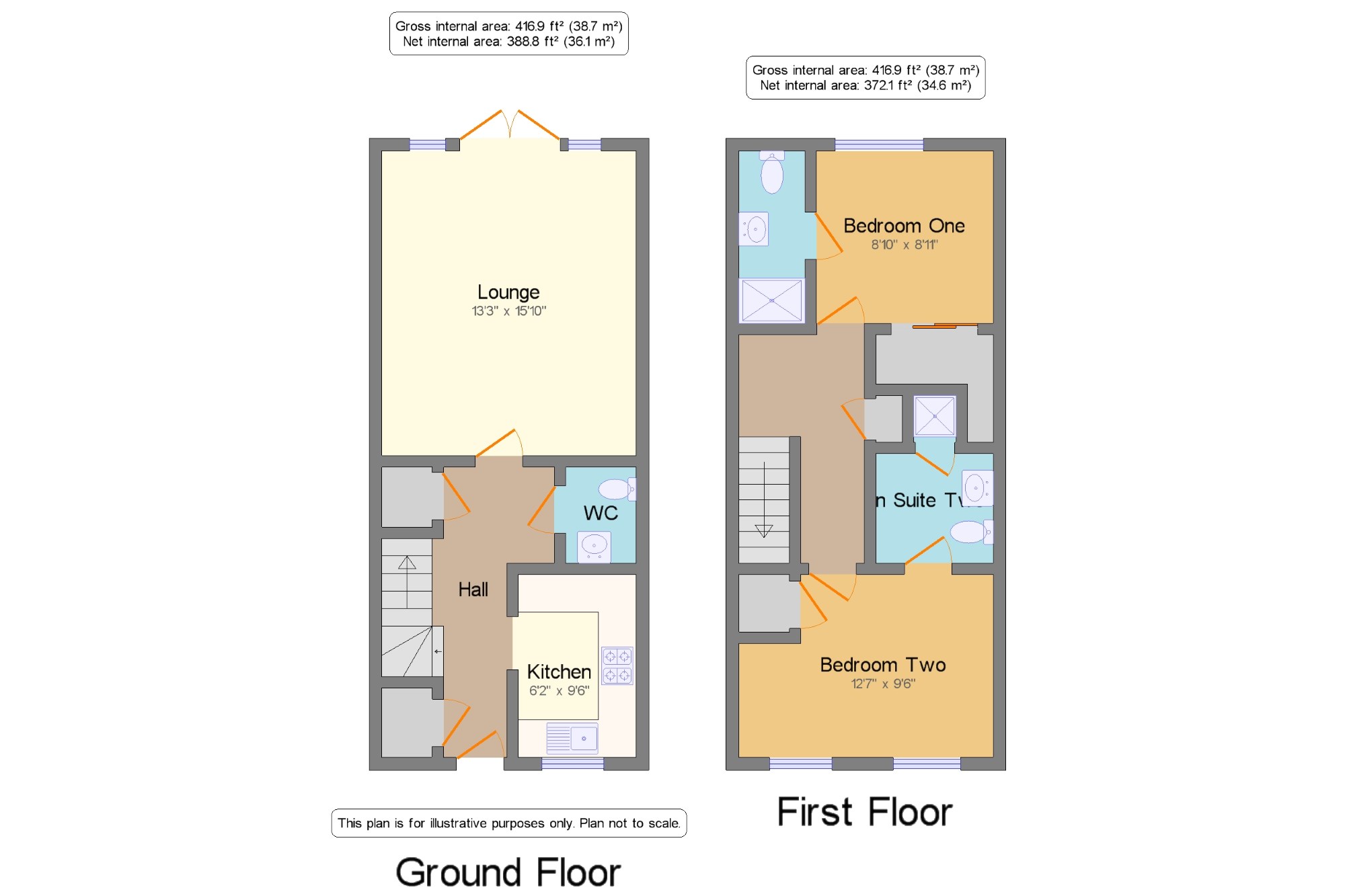 2 Bedrooms Terraced house for sale in Pegasus Croft, Saighton, Chester CH3