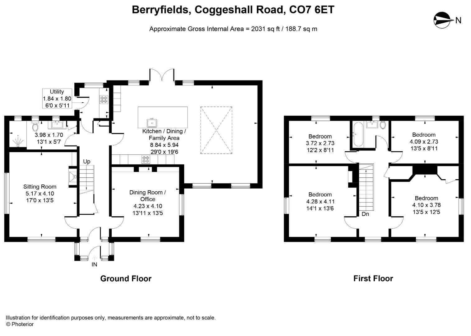 Berryfields, Coggeshall Road, Colchester floorplan