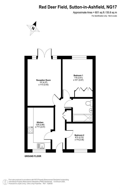 40, Red Deer Field, Sutton-In-Ashfield floorplan