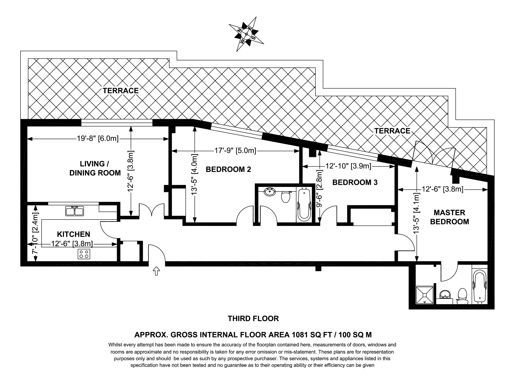 3 Bedrooms Flat to rent in West One House, 36A Riding House Street, London W1W