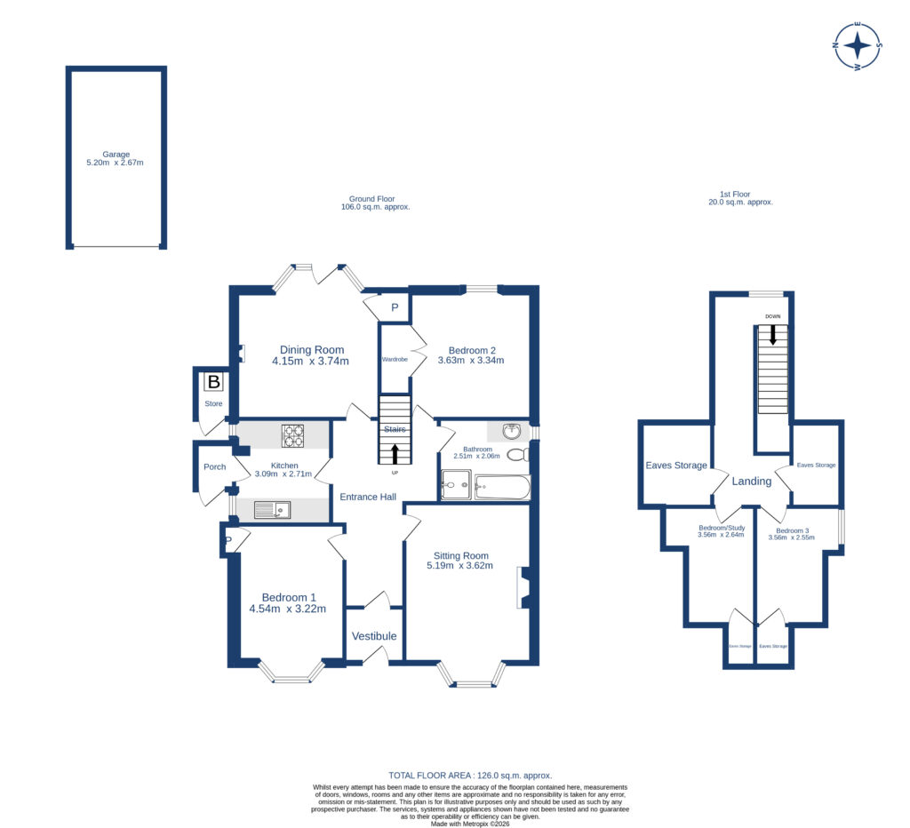 3, East Camus Place, Edinburgh floorplan