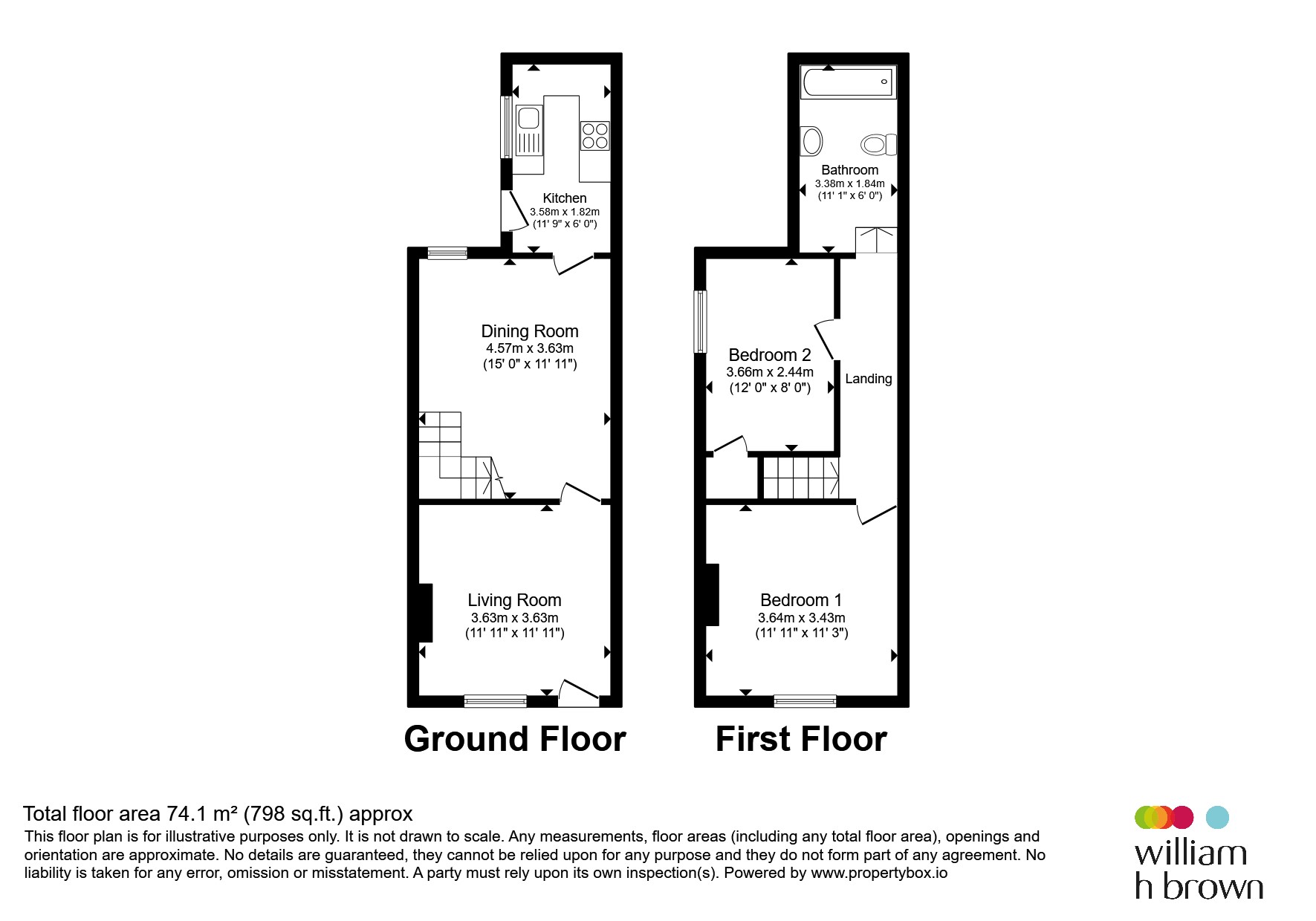 64, Station Road, Sheffield floorplan