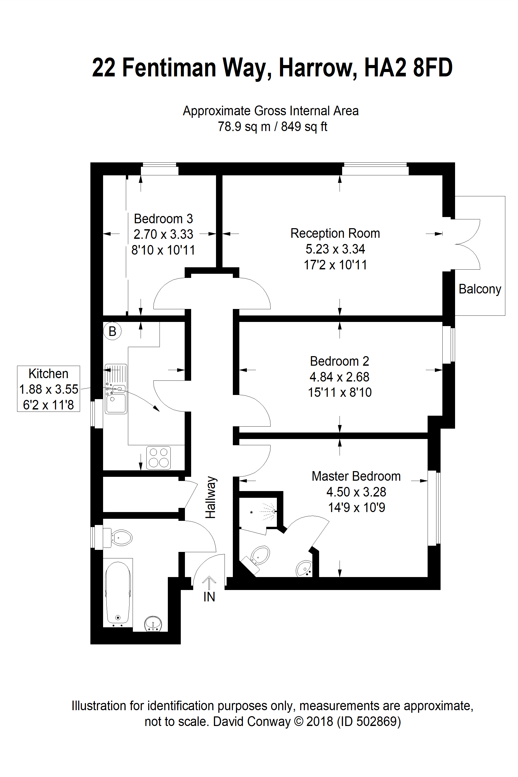 3 Bedrooms Flat for sale in Fentiman Way, South Harrow, Harrow HA2